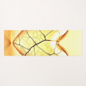 Golden Cracked Heart Kunst Yogamatte (Vorderseite (Horizontal))