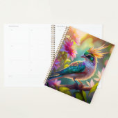 Golden Creaded Green Headed Finch Fantasy Bird Planer (Anzeige)