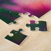 Golden Creaded Green Headed Finch Fantasy Bird Puzzle (Seite)