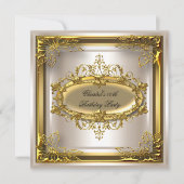 Golden Cream Elite Einladung (Vorderseite)