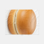 Golden Cream-Filled Bun Dessert Photo Fleecedecke (Vorderseite (Horizontal))