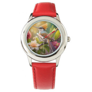 Golden Create Honeyeater Fantasy Bird Armbanduhr