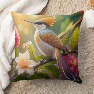 Golden Create Honeyeater Fantasy Bird Kissen
