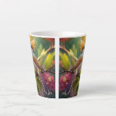 Golden Create Honeyeater Fantasy Bird Milchtasse (Vorderseite)