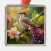Golden Create Honeyeater Fantasy Bird Ornament Aus Metall (Vorne)