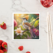 Golden Create Honeyeater Fantasy Bird Serviette (Beispiel)