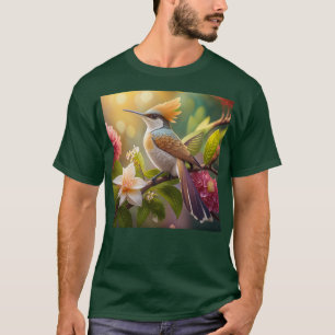 Golden Create Honeyeater Fantasy Bird T-Shirt