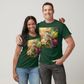 Golden Create Honeyeater Fantasy Bird T-Shirt (Unisex)