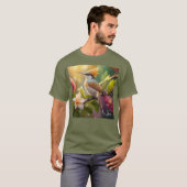 Golden Create Honeyeater Fantasy Bird T-Shirt (Vorne ganz)