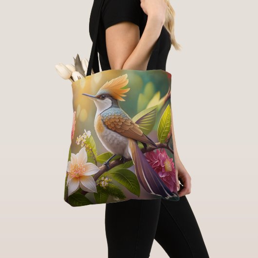 Golden Create Honeyeater Fantasy Bird Tasche (Von Nahem)