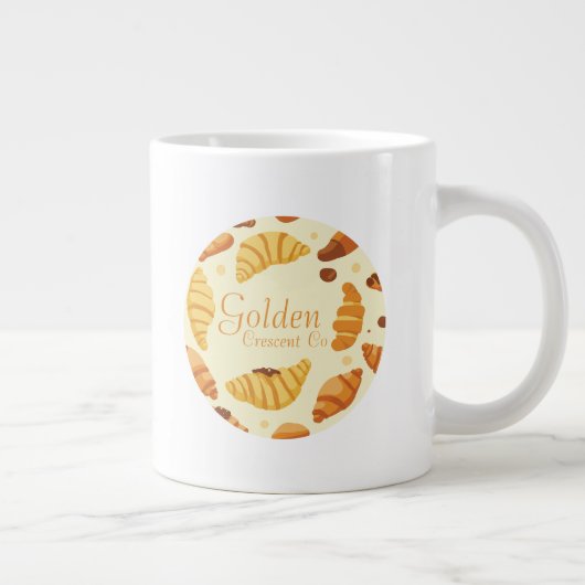 Golden Crescent Co Jumbo-Tasse (Rechts)