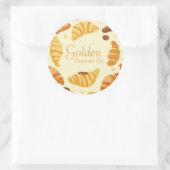 Golden Crescent Co Runder Aufkleber (Tasche)