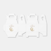 Golden Crescent Moon & Lantern Eid Mubarak Islamic Geschenkschachtel (Ungefaltet)