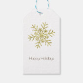 Golden Crinkle Winter Wonderland Höhenroute im Val Geschenkanhänger (Vorderseite)