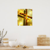 Golden Cross Poster Print (Küche)