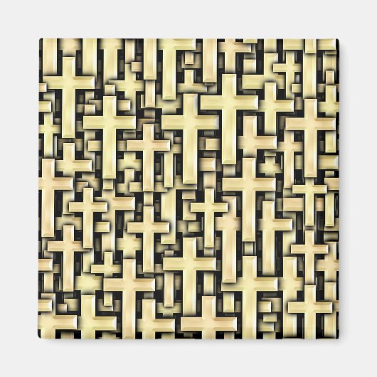 Golden Crosses Magnet (Vorne)