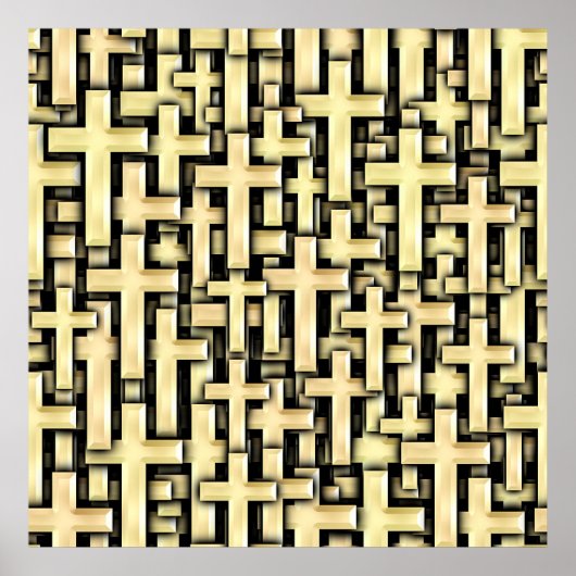 Golden Crosses Poster (Vorne)