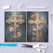 Golden Crosses Seidenpapier (Handwerk)