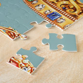 Golden Crown Baroque Mode Textur Puzzle (Seite)