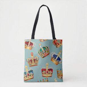 Golden Crown Baroque Mode Textur Tasche