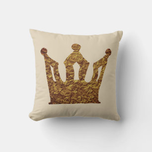 Golden Crown Cushion Kissen