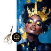 Golden Crown Feminist Decoupage Seidenpapier