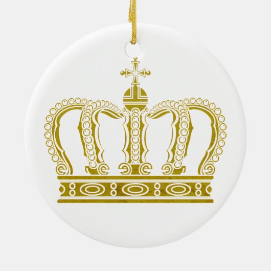 Golden Crown + Ihre Ideen Keramikornament (Hinten)