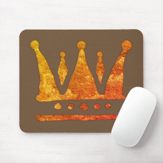 Golden Crown Mousepad (Mit Mouse)