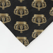 Golden Crown Regal King oder Queen Fleecedecke (Ecke)