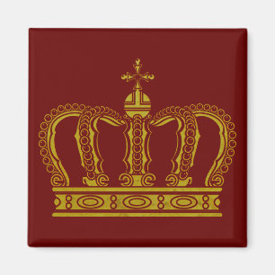Golden Crown + your ideas Magnet