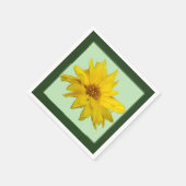 Golden Crownbeard Paper Napkin Serviette (Ecke)