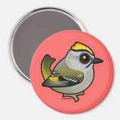 Golden-Crowned Kinglet Magnet (Vorderseite/Rückseite)