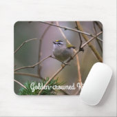 Golden-Crowned Kinglet Mousepad (Mit Mouse)