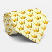 Golden Crowns II - Cream FFCC Krawatte (Gerollt)