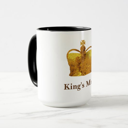 Golden Crwon King Tasse (Vorderseite Links)