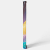 Golden Crystal Burst Phone Case Samsung Galaxy Hülle (Linke Seite)