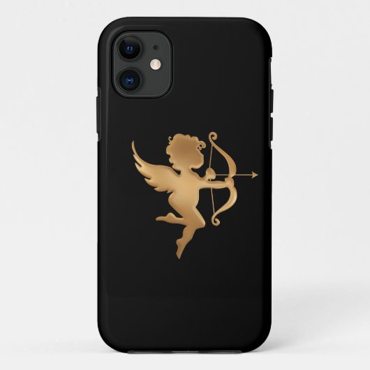 Golden Cupid Case-Mate iPhone Hülle (Rückseite)