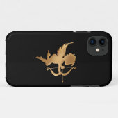 Golden Cupid Case-Mate iPhone Hülle (Rückseite (Horizontal))
