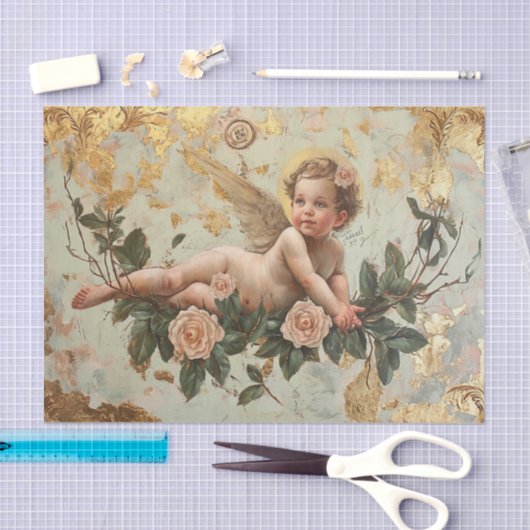 Golden Cupid Seidenpapier (Handwerk)