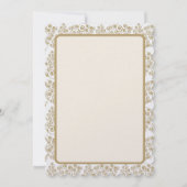 Golden CurlyQue Weihnachtsbaumen Feiertagskarte (Vorderseite)