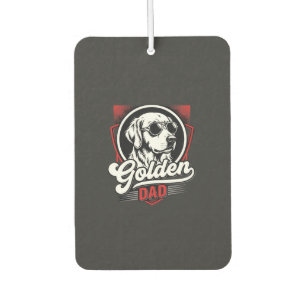 Golden Dad Golden Retriever Sonnenbrille Design Autolufterfrischer
