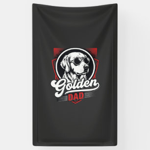 Golden Dad Golden Retriever Sonnenbrille Design Banner