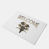 Golden Daffodil Empfang Fußmatte (Schrägansicht)