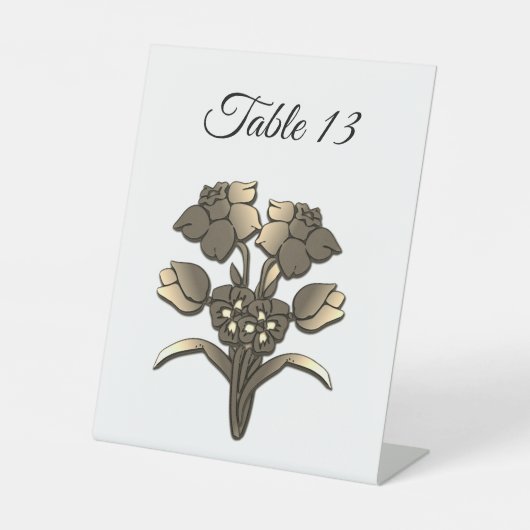 Golden Daffodil Sockelschild (Vorderseite)