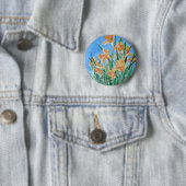Golden Daffodils fett anmutend Art Button (Beispiel)