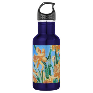 Golden Daffodils fett anmutend Art Edelstahlflasche