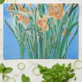 Golden Daffodils fett anmutend Art Geschirrtuch (Gefaltet)