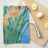 Golden Daffodils fett anmutend Art Geschirrtuch (Viertel Falte)