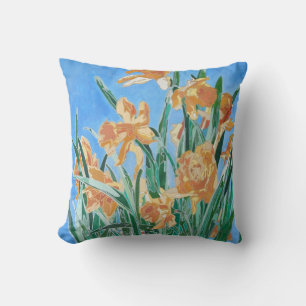 Golden Daffodils fett anmutend Art Kissen