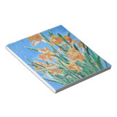 Golden Daffodils fett anmutend Art Notizblock (angewinkelt)